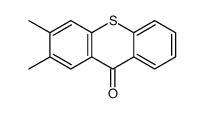 2,3-dimethylthioxanthen-9-one结构式