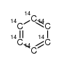 [(14)C-ring-(U)]benzene结构式