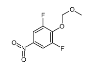 1,3-difluoro-2-(methoxymethoxy)-5-nitrobenzene Structure