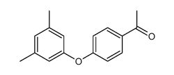 1-(4-(3,5-二甲基苯氧基)苯基)乙酮结构式