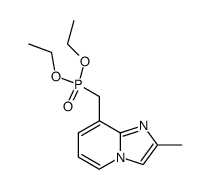 diethyl <(2-methylimidazo<1,2-a>pyridin-8-yl)methyl>phosphonate Structure
