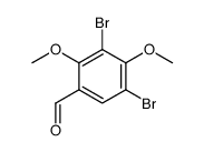 3,5-dibromo-2,4-dimethoxy-benzaldehyde Structure