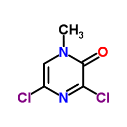 3,5-二氯-1-甲基吡嗪-2(1H)-酮结构式