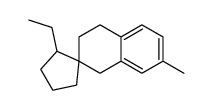 2-ethyl-7'-methyl-3',4'-dihydro-1'H-spiro[cyclopentane-1,2'-naphthalene]结构式