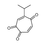 4-propan-2-ylcyclohepta-3,6-diene-1,2,5-trione结构式