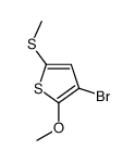 3-bromo-2-methoxy-5-methylsulfanylthiophene Structure