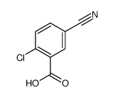 2-氯-5-氰基苯甲酸结构式
