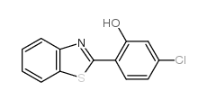 2-(2-苯并噻唑)-5-氯苯酚结构式