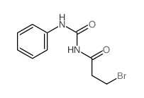 3-bromo-N-(phenylcarbamoyl)propanamide结构式