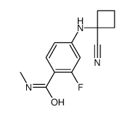4-[(1-氰基环丁基)氨基]-N-甲基苯甲酰胺结构式