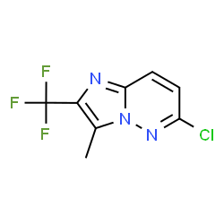 6-CHLORO-2-(TRIFLUOROMETHYL)-3-METHYLIMIDAZO[1,2-B]PYRIDAZINE Structure
