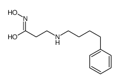 N-hydroxy-3-(4-phenylbutylamino)propanamide结构式