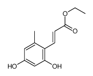 ethyl 3-(2,4-dihydroxy-6-methylphenyl)prop-2-enoate Structure