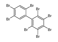 1,2,3,4,5-pentabromo-6-(2,4,5-tribromophenyl)benzene Structure