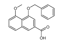 4-(Benzyloxy)-5-methoxy-2-naphthoic acid Structure
