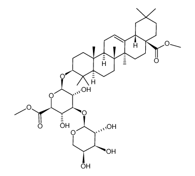 momordin I dimethyl ester结构式