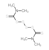 Methanethioamide,1,1'-tetrathiobis[N,N-dimethyl-结构式