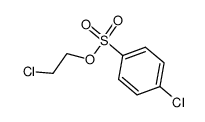 4-chloro-benzenesulfonic acid-(2-chloro-ethyl ester) Structure