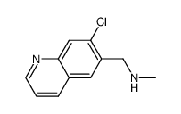 1-(7-chloro-6-quinolinyl)-N-methylmethanamine Structure