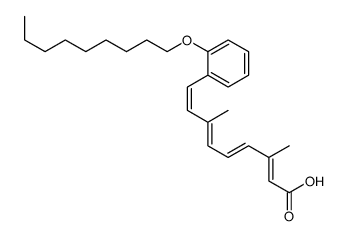 (all-E)-9-(2-(Nonyloxy)phenyl)-3,7-dimethyl-2,4,6,8-nonatetraenoic aci d结构式