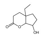 4a-ethyl-7-hydroxy-3,4,5,6,7,7a-hexahydrocyclopenta[b]pyran-2-one结构式