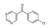 (4-chlorophenyl)-pyrimidin-5-ylmethanone结构式