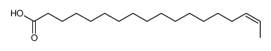 (16E)-16-Octadecenoic acid结构式