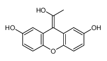 9-(1-hydroxyethylidene)xanthene-2,7-diol结构式