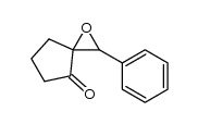 2-phenyl-1-oxa-spiro[2.4]heptan-4-one结构式