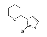 2-溴-1-(四氢-2H-吡喃-2-基)-1H-咪唑结构式