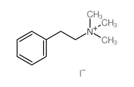trimethyl(2-phenylethyl)azanium,iodide结构式