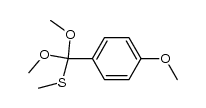 O,O,S-trimethyl p-methoxythioorthobenzoate结构式