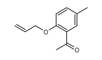1-(2-allyloxy-5-methyl-phenyl)-ethanone Structure