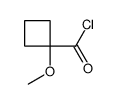 Cyclobutanecarbonyl chloride, 1-methoxy- (9CI)结构式