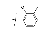 4-tert-butyl-3-chloro-o-xylene结构式