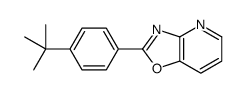 2-(4-tert-butylphenyl)-[1,3]oxazolo[4,5-b]pyridine结构式