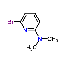 6-溴-N,N-二甲基吡啶-2-胺结构式