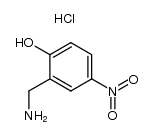 2-aminomethyl-4-nitro-phenol, hydrochloride Structure