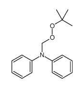 N-(tert-butylperoxymethyl)-N-phenylaniline结构式