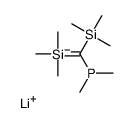 lithium,bis(trimethylsilyl)methyl-dimethylphosphane结构式