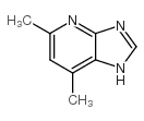 5,7-二甲基-1H-咪唑并[4,5-b]吡啶结构式