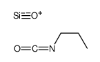 3-(异氰酸基)丙基-官能化硅胶结构式