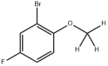 2-(Methoxy-d3)-5-fluorobromobenzene Structure