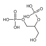 (1-hydroxy-3-phosphonooxypropan-2-yl) dihydrogen phosphate Structure