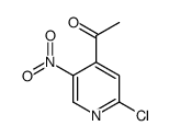 1-(2-chloro-5-nitropyridin-4-yl)ethanone structure