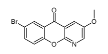 7-bromo-3-methoxy-5H-chromeno[2,3-b]pyridin-5-one结构式
