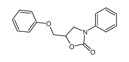 5-Phenoxymethyl-3-phenyl-2-oxazolidone Structure