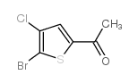 1-(5-溴-4-氯噻吩-2-基)乙酮结构式