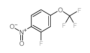 2-氟-1-硝基-4-(三氟甲氧基)苯结构式
