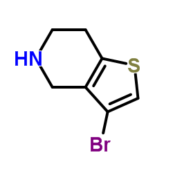 3-Bromo-4,5,6,7-tetrahydrothieno[3,2-c]pyridine Structure